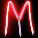 2018 New style Mens Women Clip-on Suspenders LED Elastic Y-Shape Adjustable Braces
