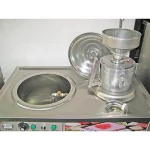 2018 Shanghai Minggu hot sale best price perfect pudding beans machinery, soybean milk boiler, soybean grinding machine