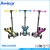 Import 2019 fast selling gift safety rocket spray electric kids 3 wheels kick scooter from China