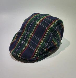 2019 New Arrival  Style Checked Cotton Mens  Newsboy  Hat