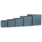 2019 Newest hot sale light weight waterproof durable outdoor large square cast stone planter pots