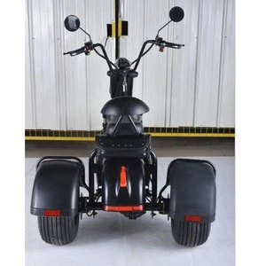 2019 Top Seller 1500W 2000W 3 Wheel Electric Scooter With Portable Battery Golf Bag Holder
