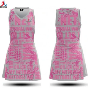 2020 Good Quality Dry Fit ,Sublimation Printed Ladys Netball Uniform Tennis Dress/Skirt