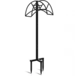 2020 Heavy Duty Handcraft Black Floor Custom Practical Storage Garden Hose Storage Rack Stand Water Hose Holder