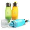 2020 Latest design Portable H2O Lemon New Tritan Plastic Water Bottle With Infuser Fruit Water Bottle