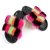 Import 2020 Multicolorful Furry Slide Sandals With Two Straps Slippers Platform Plush Thick Sole Summer Flat Womans Fuzzy Slippers from China