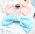 Import 2020 New Design Korean hot sale big knot bows hair clip satin silk solid hair band for women from China