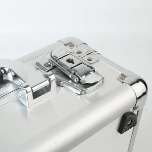 2020 Safty  Microphone Storage Box Aluminum With PU Foam Custom Handle