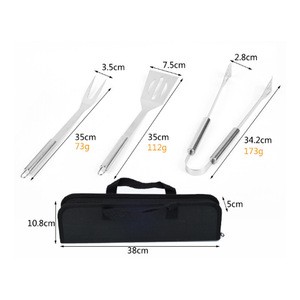 2020 Stainless Steel Grilling set BBQ Baking 3pcs  outdoor barbecue tool BBQ Grill Tools Set Grilling Tools Set