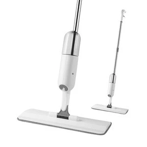 2020&#39;s Super September Microfiber White long stainless steel handle easy cleaning household water spray mop