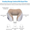 2021 gifts relaxing u-shaped neck massager pillow most popular strong kneading massage pillow