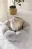 2021 Hot Selling Breathable OEM Customizable Round Soft Fluffy Mat Pet Bed Mat Pet Dog Bed