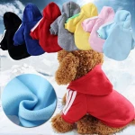 2021 new sports style Pure color designer dog clothes