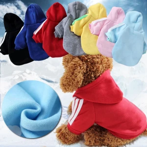 2021 new sports style Pure color designer dog clothes