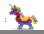 2021 new toys cheap mini unicorn ABS Material bricks toy kids brain games made in China