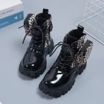 2024 new boys and girls fashion pocket Martin boots round head side zipper short fashion boots
