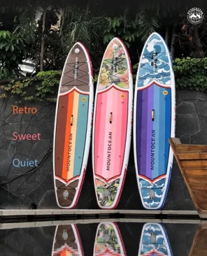 2024 OEM Hot Sale Skate-Style Inflatable Surfboard for Stand-Up Paddleboarding Fun and Paddleboarding Activities