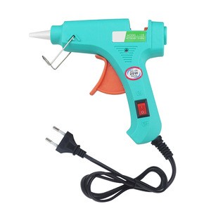 20W Hot Melt Glue Gun 110-220V DIY Adhesive Tools Mini Electric Heating Glue Guns with 0.7x10cm Glue Sticks