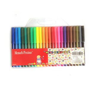 24 Colors Kids Play Gift Watercolor Pen Set Watercolour Water Color Brush Pen