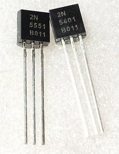 10pairs 2N5551 2N5401 Transistors PHILIPS TO-92