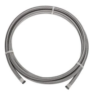3 FOOT Stainless STEEL Braided E85 AN6 AN-6 PTFE inner  Oil Line Fuel Hose