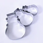 3 Snowman stainless steel wholesale cookie cutter Christmas cookie mold wholesale cookie cutter
