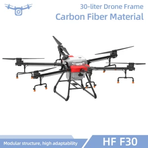 30 Liter Agricultural Drone Frame Kit 6-Axis Carbon Fiber Material Pesticide and Fertilizer Agriculture Drone Sprayer