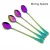 Import 304 Stainless Steel Rainbow Cutlery Dinner Spoon Knife Fork Flatware from China