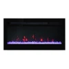 32inch Wall Mounted Electric Fireplace Heater with Timer and Dimmer