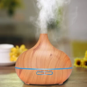 350ml Remote Control Air Humidifier Electric Aromatherapy Purifier Essential Oil Aromatic 7 Led Color  Aroma Diffuser