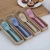Import 3pcs set Eco friendly wheat cutlery set chopstick fork spoon sets with wheat box from China