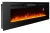 Import 40-70inch electric fireplace wall mounted built in insert big long white log from China