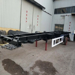 40ft 3 axles skeleton container trailer
