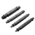 Import 4pcs Broken Bolt Damaged Screw Remover Extractor Drill Bits Guide Set With Case from China