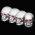 Import 4x Chrome Automobile Skull Head Wheel Tyre Tire Valve Stems Air Dust Cover Caps from China