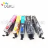 5 Color ! PGI-580 CLI-581 Refillable ink cartridge with auto reset chip