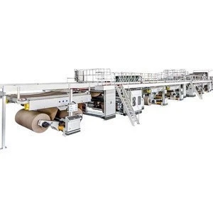 5 ply corrugated cardboard production line/carton packaging line/carton box making machine