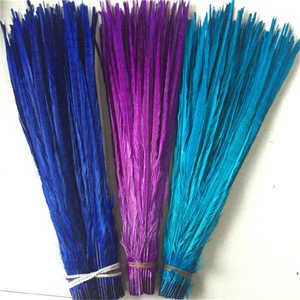 50-55cm Ringneck feather Dyed Pheasant Feathers pluma de faisan