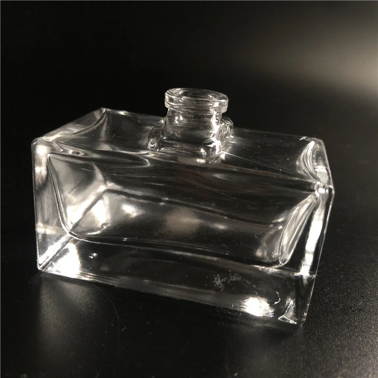 50ml 100ml 75ml empty clear glass perfume bottle