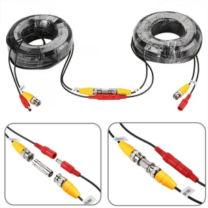5m to 100m BNC Video Power Cable Security Camera Wire accessories for CCTV DVR Surveillance System coaxial asdi cable