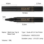 5ml Nail Polish Pen Need Cured by UV LED Lamp Soak-Off White Color for nal art Gel Lacquer pen