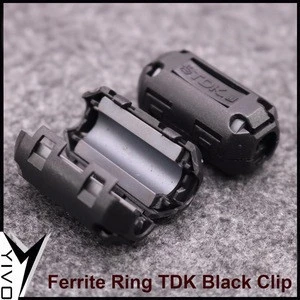 5mm 7mm 9mm 13mm Magnetic Snap-on emc line ferrite core rf filter RFI EMI Noise Suppressor Cable Clip