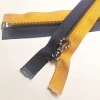 5#Nylon Different Color Interlocking Auto Lock Slider Open End Nylon Zipper