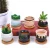 Import 6 Pcs 2.5 Inches Mini Ceramic Succulent Plant Pots with Bamboo Trays Flower Pots for Small Plants and Decorative from China