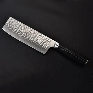 6.5&quot; Damascus steel Japanese kitchen  knife with diagonal grain