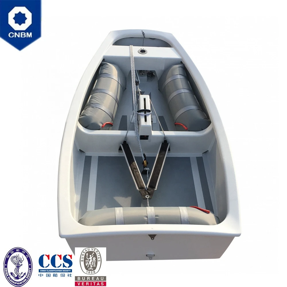 7 ft High Quality Cheap Price Fiberglass Monohull Type OP Class Sailboat Sailing Dinghy Sailboat Optimist Boat for Sale
