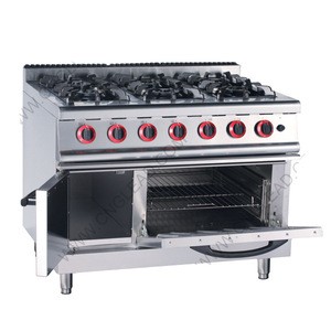 700&amp;900 Series Gas Range With 6-Burner Electric Oven