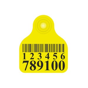 860 960 MHz UHF long range distance rfid bar code animal plastic cattle cow eartag ear tag for cattle cow
