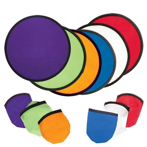 8inch Custom Printing Promotion Foldable Flying Disk/Disc With Pouch