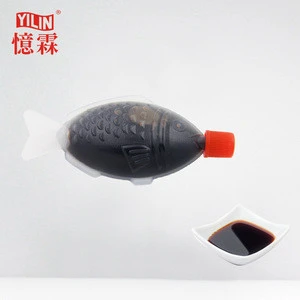 8ml shoyu fish shape soy sauce with customer logo service